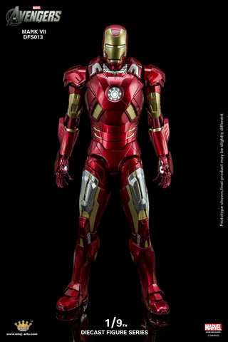 (King Arts) Iron Man Mark 7 - 1/9 Scale Diecast Figure DFS013