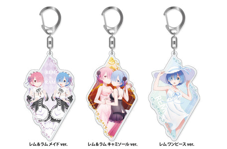 (Good Smile Company) (Pre-Order) Re:ZERO -Starting Life in Another World- Big Acrylic Keychain 3 Pieces Set - Deposit Only