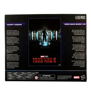 (Hasbro)(Pre-Order) Marvel Legends Infinity Saga - Happy Hogan and Iron Man Mark 21 - Deposit Only