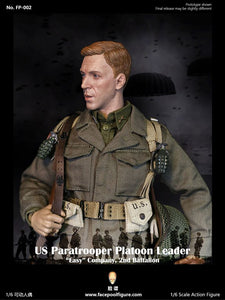 (Facepoolfigure) (PRE-ORDER)  1/6 Ac  on Figure - US Paratrooper PlatoonLeader - “Easy”Company FP-002A regular version - DEPOSIT ONLY