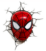 (3D Lights FX) 3D Wall Lamp Marvel Avengers - Spider Man Head Only