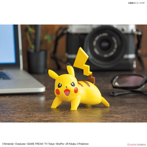 Image of (Bandai) Pokemon Plastic Model Collection Quick!! 03 Pikachu (Battle Pose) (Plastic model)