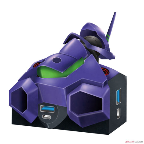Image of (Tops Electroys ) (Pre-Order) Evangelion Unit 01 USB Hub (Anime Toy) - Deposit Only