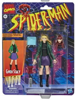 Image of (Hasbro ) Spider-Man Retro Marvel Legends Gwen Stacy 6-Inch Action Figure