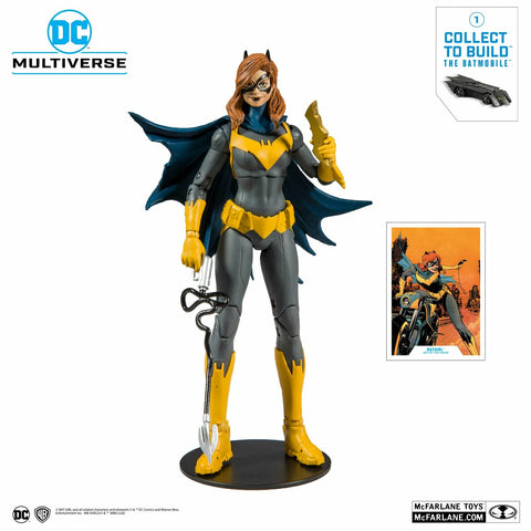 Image of (Mc Farlane) DC Collector Wave 1 Batgirl Art of the Crime 7-Inch Action Figure (Build-A-Batmobile)