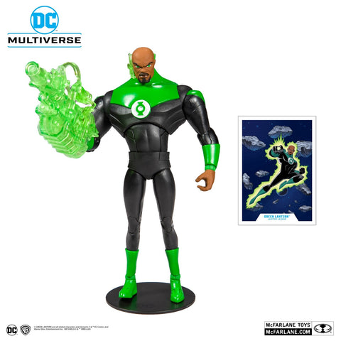 Image of (Mc Farlane) DC Animated Wave 1 Justice League Animated Series John Stewart Green Lantern 7-Inch Action Figure