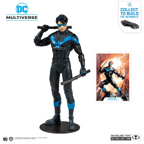 Image of (Mc Farlane) DC Collector Wave 1 Nightwing Better than Batman 7-Inch Action Figure (Build-A-Batmobile)