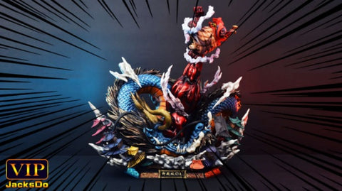 Image of (JacksDo) (Pre-Order) Luffy vs Kaido Dragon GK VIP Version - Deposit Only