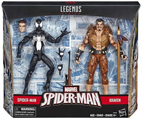Image of Marvel Legends Spiderman vs Kraven 2 Pack