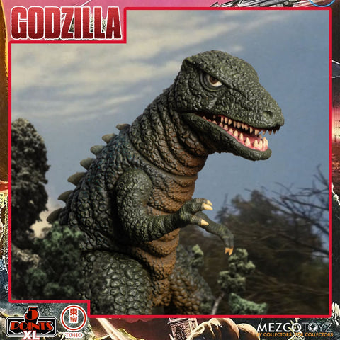 Image of (Mezco) (Pre-Order) 5 Points XL Godzilla: Destroy All Monsters (1968) - Round 2 Boxed set - Deposit Only