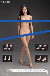 (VERYCOOL) (Pre-Order) 1/6 Asia Youthful Beauty Head Sculpt + VC 3.0 Middle Chest Female Body Set FX10 - Deposit Only
