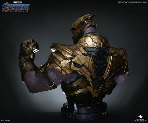 Image of (Queen Studios) (Pre-Order) Avengers Endgame Thanos Bust - Deposit Only