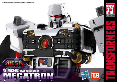 Image of (Hasbro) Transformers MAS-01 Optimus Prime + MAS-02 Megatron Mega Size 18"