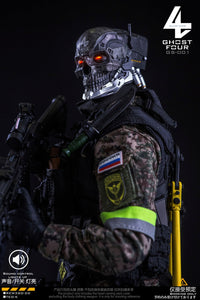 (GHOST FOUR) (PRE-ORDER) GS-001 Sound control LED can be bright head carving-Centurion Takov- DEPOSIT ONLY