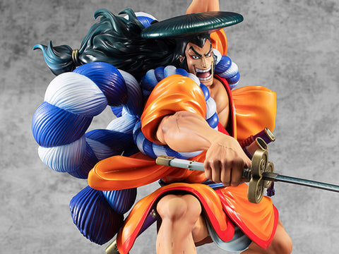 Image of (Megahouse) (Pre-Order) Portrait. Of. Pirates One Piece Warriors Alliance Oden Koduki + 1 PVC FIG - Deposit Only