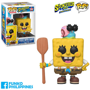 Funko Pop Pop Animation SpongeBob Squarepants with Gary with Free Protector