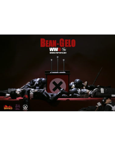 Image of (Pop Toys) (Pre-Order) BGS009/BGS010 1/12 Bean-Gelo Series Part 3 Black SS Skinny and Fatso- Deposit Only