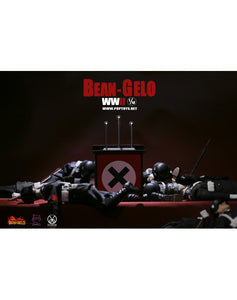(Pop Toys) (Pre-Order) BGS009/BGS010 1/12 Bean-Gelo Series Part 3 Black SS Skinny and Fatso- Deposit Only