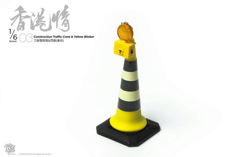 Image of (ZCWO) 03 Construction Traffic Cone & Yellow Blinker (Pre-Order) - Deposit Only