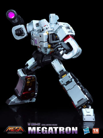 Image of (Hasbro) Transformers MAS-01 Optimus Prime + MAS-02 Megatron Mega Size 18"