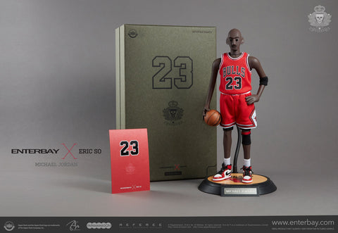 Image of (Enterbay) (Pre-Order) Enterbay X Eric So Michael Jordan (Away) (Limited 1000 Pcs Only) 1/6 Scale Action Figure - Deposit Only