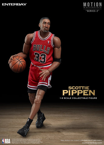 Image of (Enterbay) NBA Collection - Scottie Pippen 1/9 Scale Action Figure