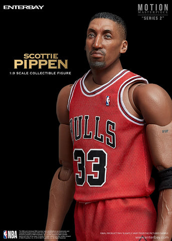 Image of (Enterbay) NBA Collection - Scottie Pippen 1/9 Scale Action Figure