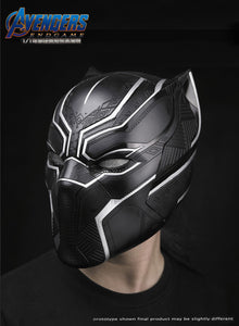 (Killerbody) 1:1 Black Panther Collectible Helmet w/ Eye Lights Touch Control System Wearable