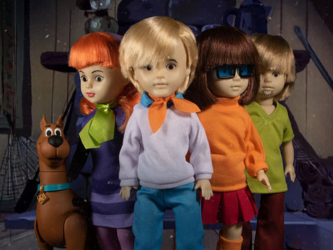 Image of (Mezco Toys) (Pre-Order) Scooby-Doo & Mystery Inc - Build A Figure : Velma/Fred - Deposit Only