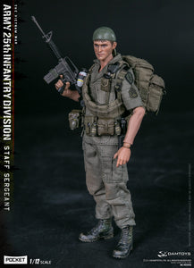 (DAMTOYS 1/12) Pre- Order PES006 POCKET ELITE SERIES - ARMY 25th Infantry Division Private STAFF SERGEANT-Deposit Only