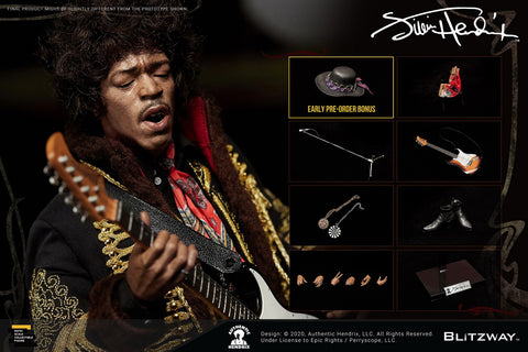 Image of (BLITZWAY) (Pre-Order) 1/6 Jimi Hendrix BW-UMS 11201 - Deposit Only