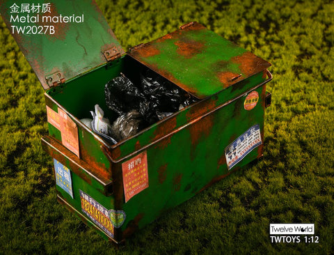 Image of (TWTOYS) (Pre-Order) TW2027 B 1/12 Dumpster - Deposit Only