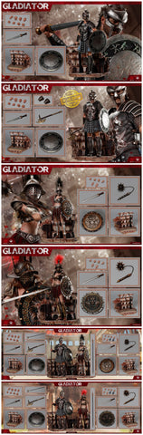 Image of (HHmodel & HaoYuTOYS) (Pre-Order) 1/6 Imperial Legion-Imperial Female Warrior (HH18014 ) Black - Deposit Only