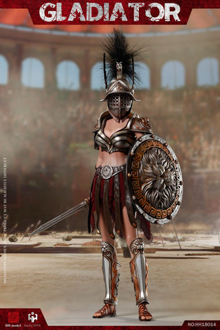 Image of (HHmodel & HaoYuTOYS) (Pre-Order) 1/6 Imperial Legion-Imperial Female Warrior (HH18014 ) Black - Deposit Only