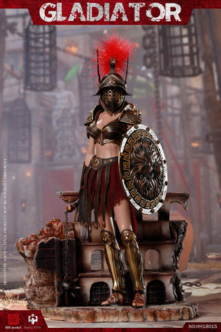 Image of (HHmodel & HaoYuTOYS) (Pre-Order) 1/6 Imperial Legion-Imperial Female Warrior (HH18015 ) Red - Deposit Only