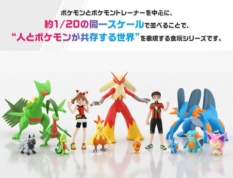 Image of (Bandai Candy) (Pre-Order) Pokemon Scale World Hoenn Wally & Gallade + Trading - Deposit Only