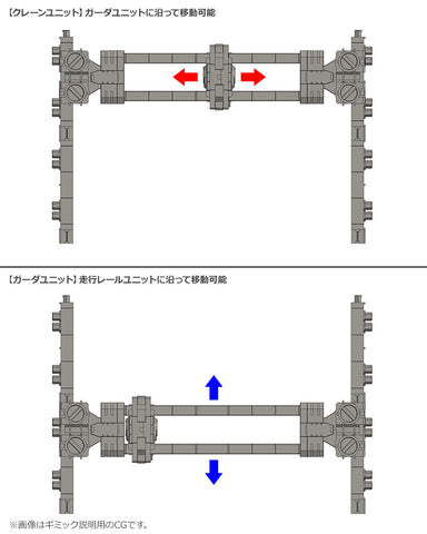 Image of (Kotobukiya) (Pre-Order) BLOCK BASE 05 CRANE OPTION - Deposit Only
