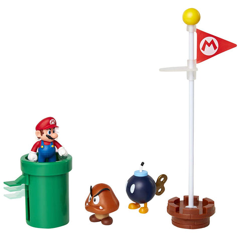Image of (World of Nintendo 2) 1/2-Inch Acorn Plains Diorama Playset (Pre-Orders) - Deposit Only