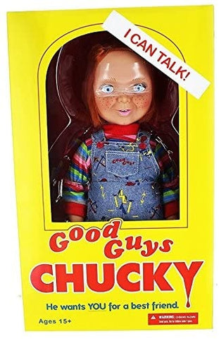 Image of (MEZCO) 15" Chucky Talking Good Guys Doll w/Happy Face