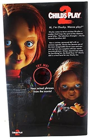 Image of (MEZCO) 15" Chucky Talking Good Guys Doll w/Happy Face