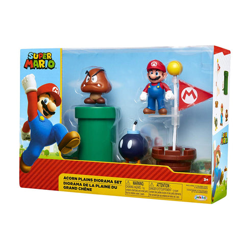 Image of (World of Nintendo 2) 1/2-Inch Acorn Plains Diorama Playset (Pre-Orders) - Deposit Only
