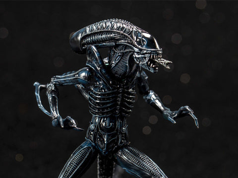 Image of (Hiya Toys) (Pre-Order) LA0067 Exquisite Mini Series - 1/18 Scale ''Aliens'' - Alien Warrior (Blue) Action Figure - Deposit Only