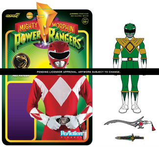 (Super 7) (Pre-Order) MIGHTY MORPHIN' POWER RANGERS REACTION FIGURES W1 - Deposit Only