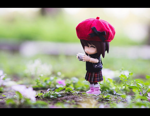 Image of (Kotobukiya) Cu-Poche-Extra Blouse & Skirt- Black & Red