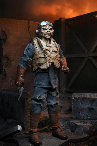 Image of (Neca) (Pre-Order) Iron Maiden - 8" Clothed Action Figure - Aces High Eddie - Deposit Only