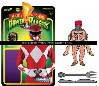 (Super 7) (Pre-Order) MIGHTY MORPHIN' POWER RANGERS REACTION FIGURES W1 - Deposit Only