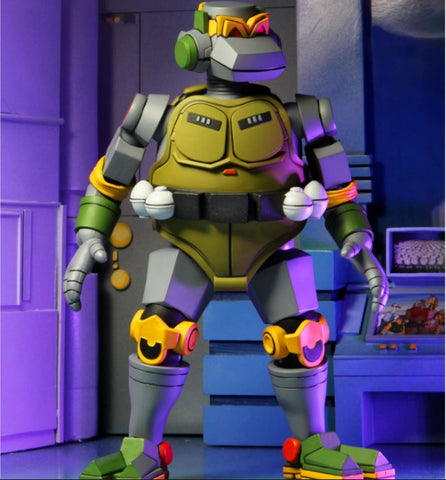 (NECA) Teenage Mutant Ninja Turtles – 7 Scale Action Figure – Cartoon Metalhead Ultimate Figure