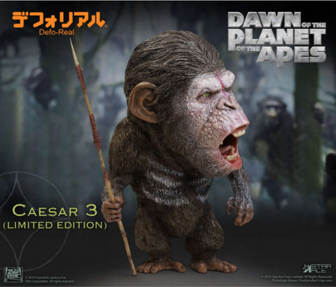 Image of (Star Ace) (Pre - Order) DF Caesar 3 (Limited Edition) 15cm Soft Vinyl Statue (Dawn of The Planet of the Apes) - Deposit Only
