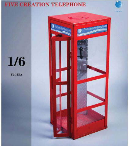 Image of (Five Toys) (Pre-Order) F2013 1/6 A Telephone Booth Scene Platform - Deposit Only