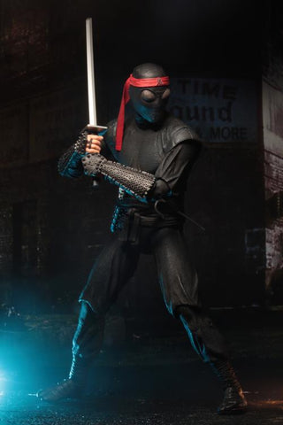 Image of (NECA) Teenage Mutant Ninja Turtles - 7” Scale Action Figure - Foot Solider (bladed weaponry)
